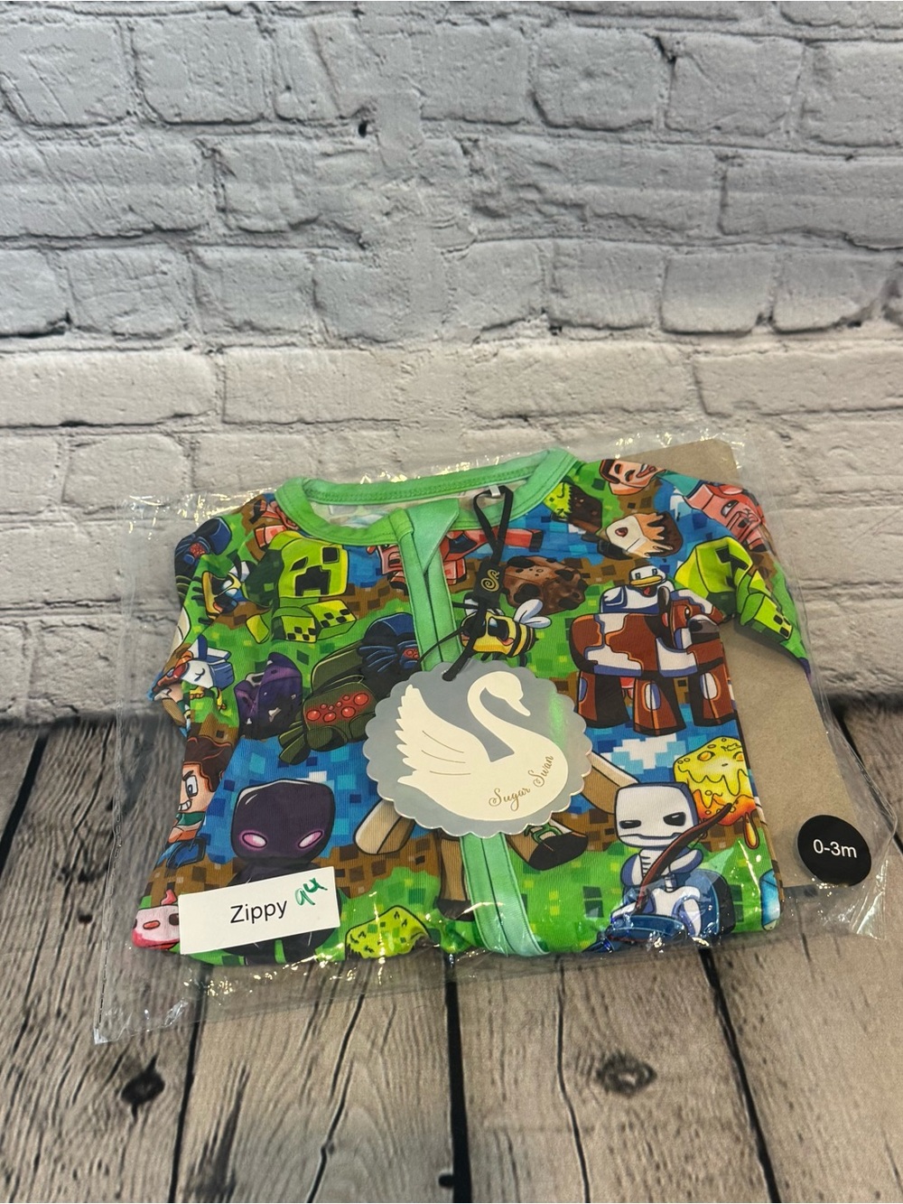 Sugar Swan Minecraft Bamboo Zippie